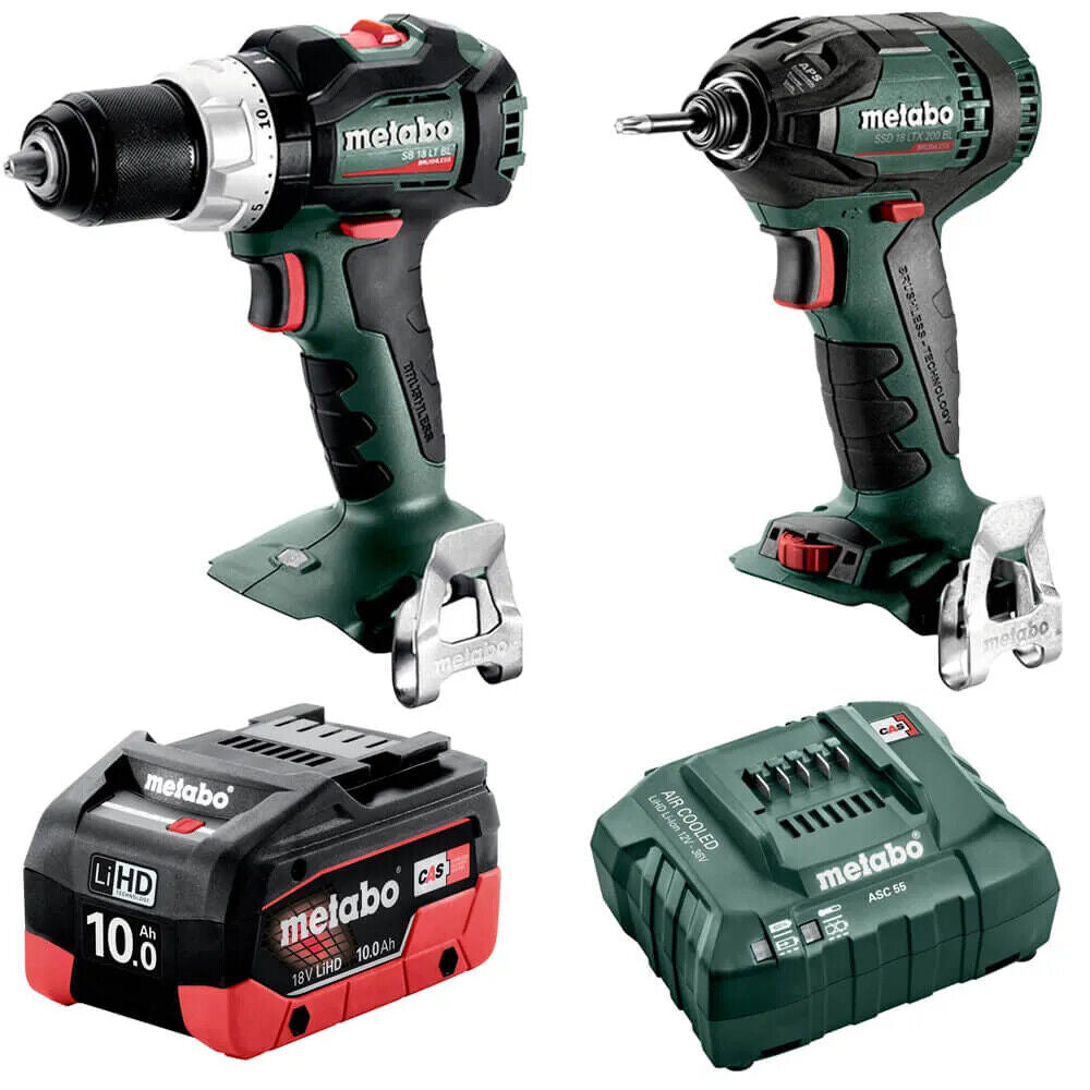 METABO BRUSHLESS 18V 2PCE X 2-4AH COMBO KIT