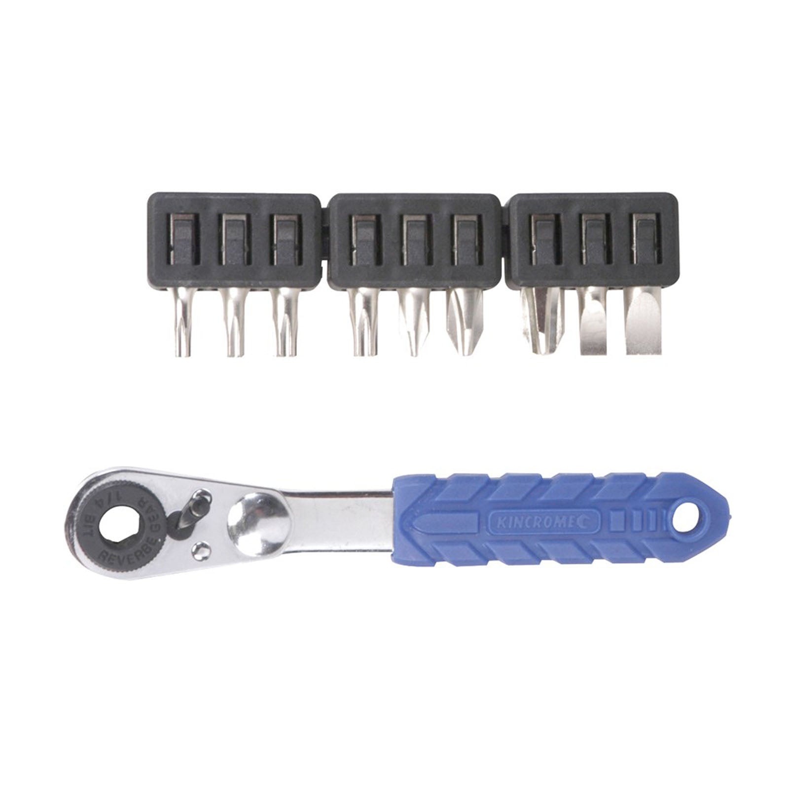 KINCROME K5014 1/4 MINI RATCHET BIT SET 10PCE