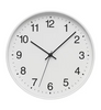 DEGREE SUBWAY 25CM CLOCK WHITE