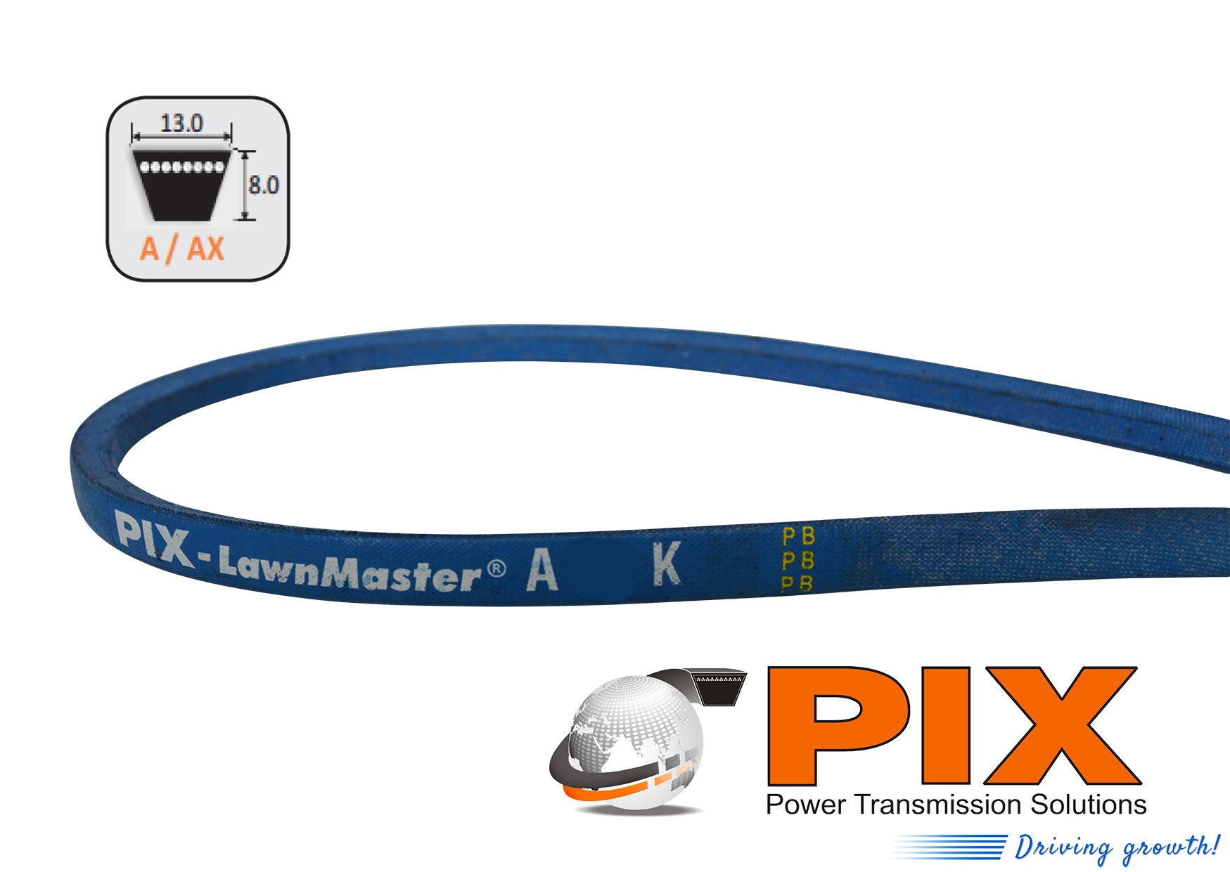 VEE BELT LAWNMASTER  A27 KEVLAR CORD DRY COVER