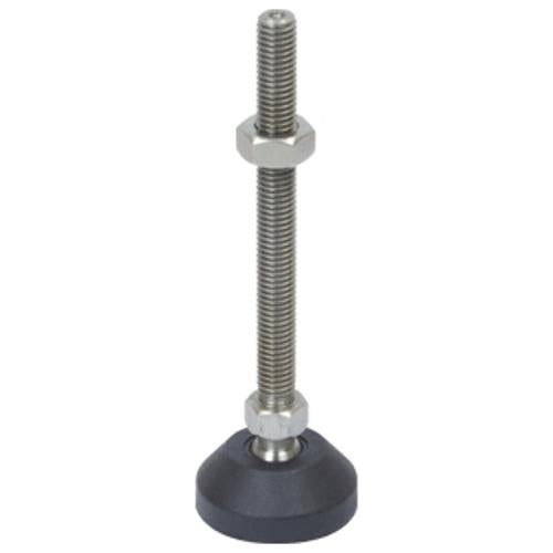 40MM X M10 BALL JOINTED STAINLESS STEEL LEVELLING FEET(LVR40