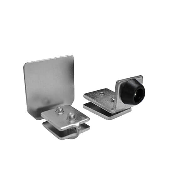 RICHMOND GTR166 HANGING END CAP AND STOP FOR 35MM WIDE CHANNEL ZINC