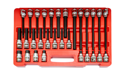 30 PIECE 1/2" DRIVE METRIC BIT SET