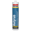 SOUDAL BUTYRUB MASTIC 300ml BLACK