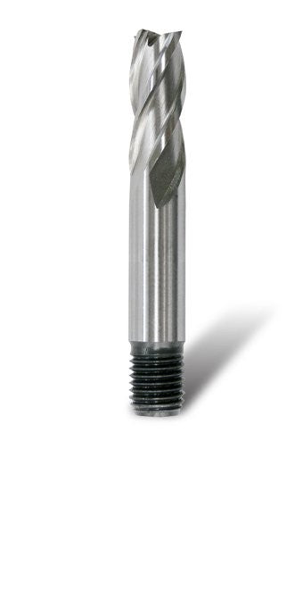 ENDMILL-SHORT-THREAD 4FL- 7/16