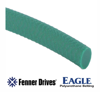 Poly Cord / Round Belting 6mm Rough Eagle Green 89 - price p/mtr