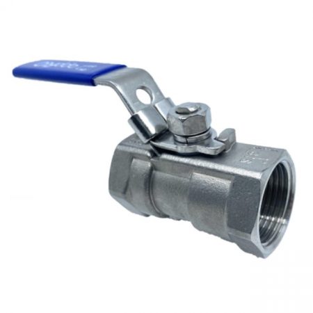 3/4" F&F 1 PCE BARSTOCK S/STEEL BALL VALVE