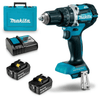 MAKITA 18V BRUSHLESS 2 X 5AH 13MM H/D HAMMER DRILL/DRIVER KIT