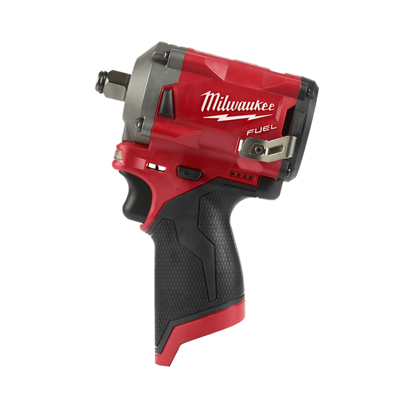 MILWAUKEE M12 FUEL 1/2 STUBBY IMPACT WRENCH C/W FRICTION RING - TOOL ONLY