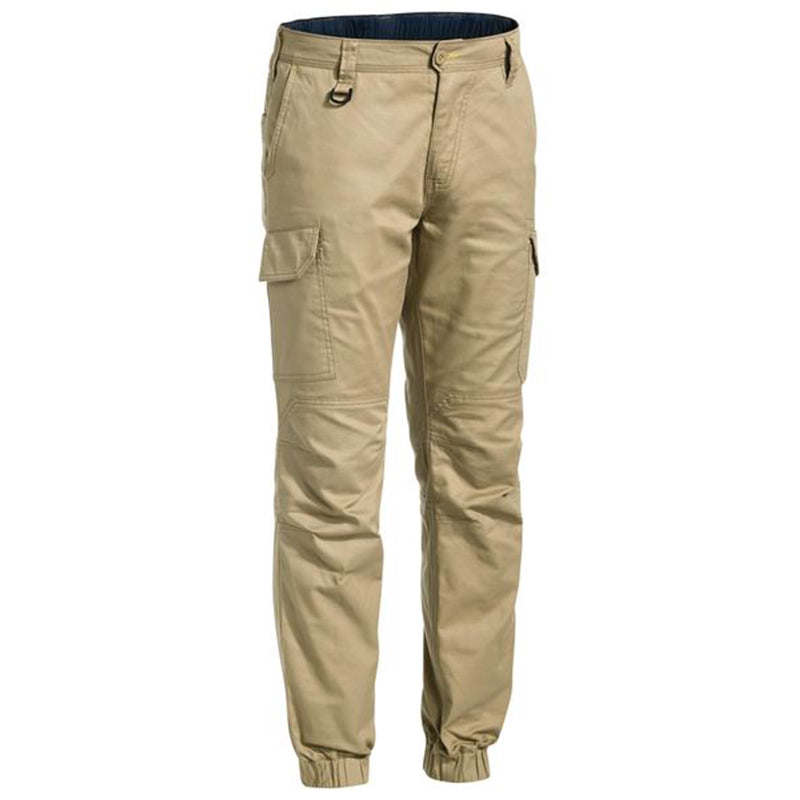 RIPSTOP ELASTICATED STOVE CARGO PANTS BLACK 92R