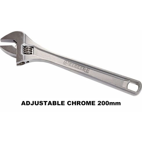 SIDCHROME 200MM ADJUSTABLE WRENCH SCMT25112