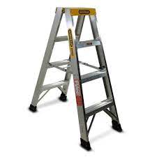 GORILLA 4-STEP 1.2M ALUMINIUM DOUBLE SIDED STEP LADDER