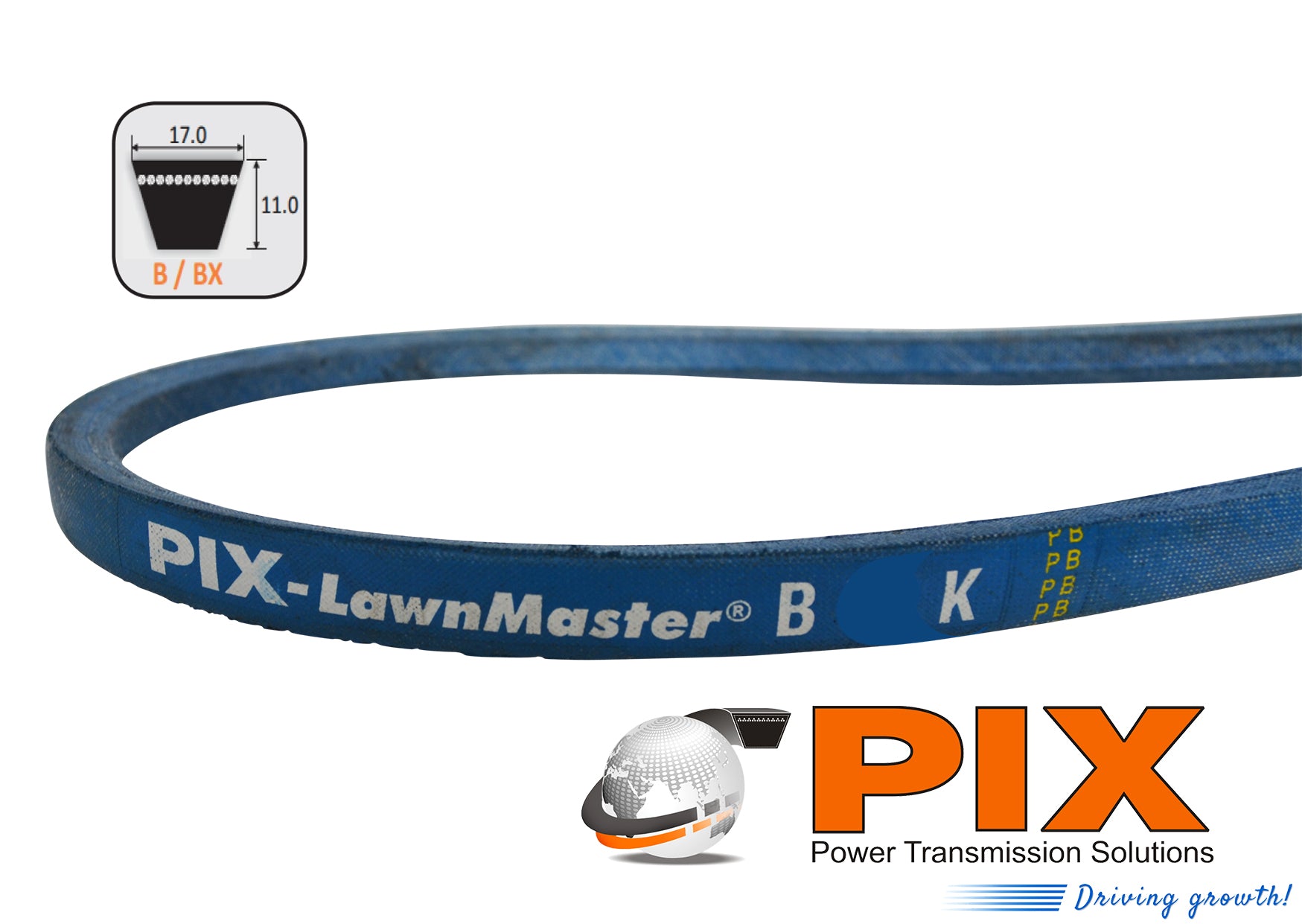 VEE BELT LAWNMASTER  B65 KEVLAR CORD DRY COVER