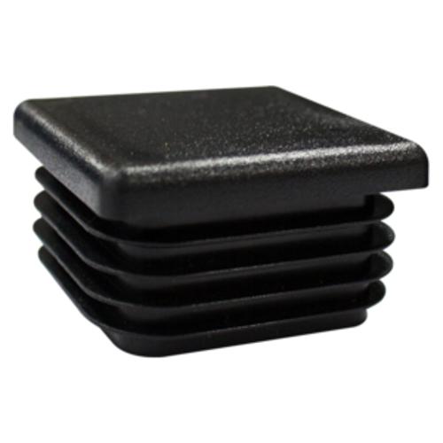 END CAP 40MM X 40MM BLACK