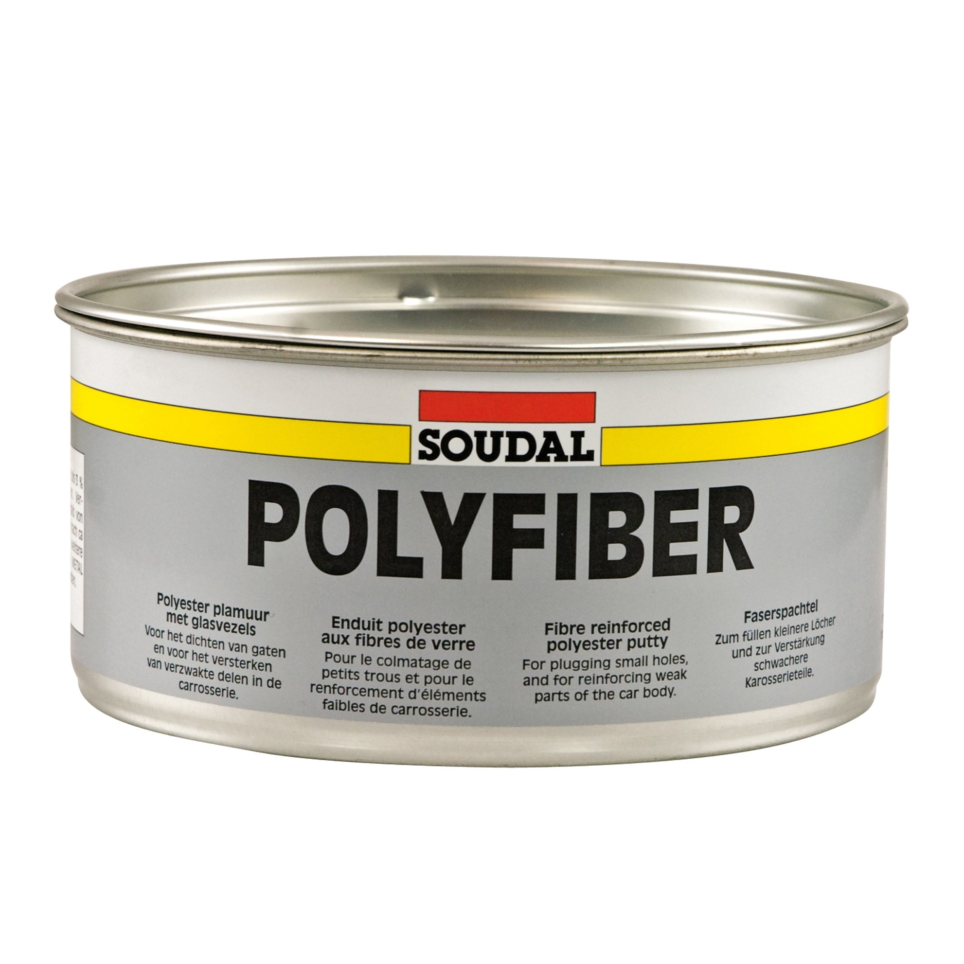 SOUDAL POLYFIBER 1.5KG 1.5kg LIGHT GREY