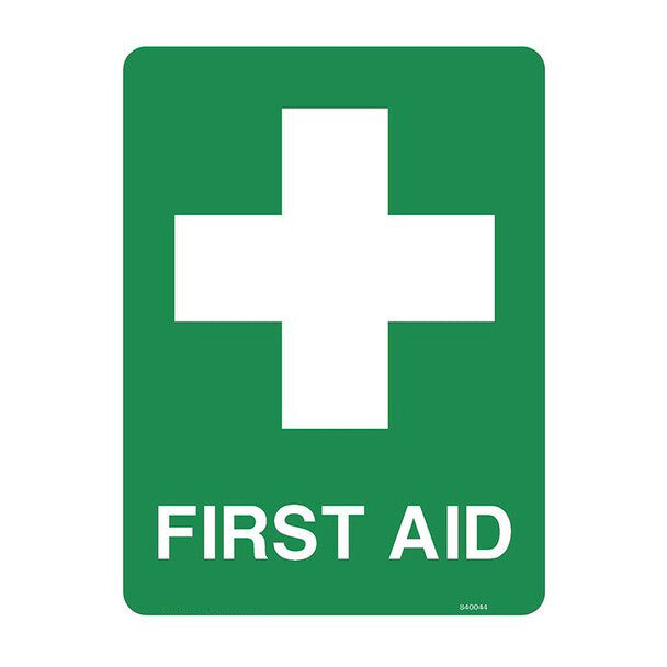 FIRST AID STICKER 110MM X 130MM