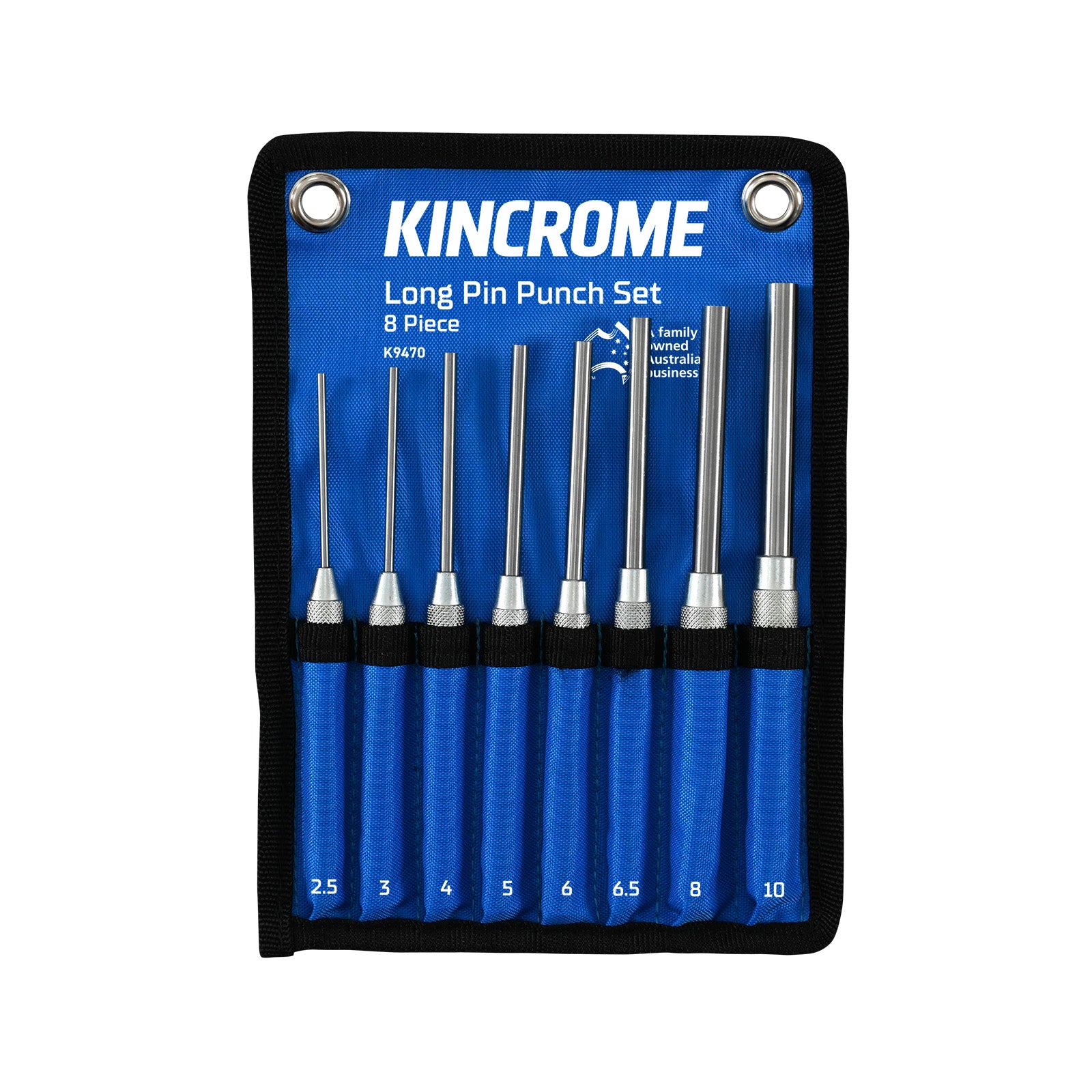 KINCROME K9470 PIN PUNCH SET LONG 8 PCE