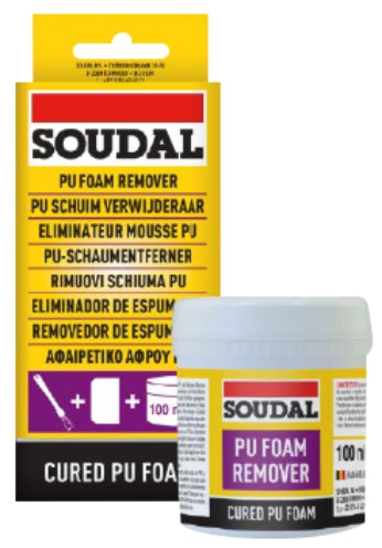 SOUDAL PU FOAM REMOVER 100ML 100ml CLEAR