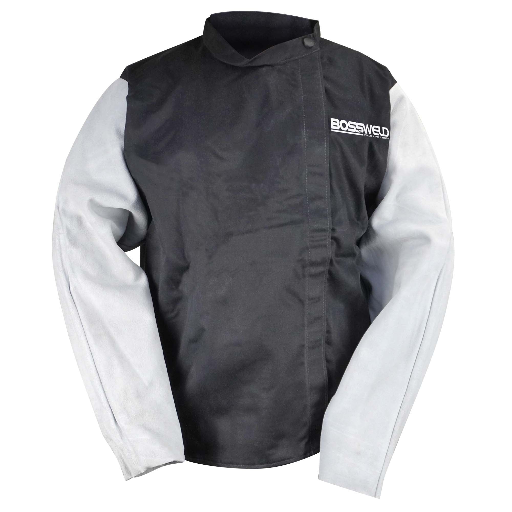 BOSSSAFE FR-40 JACKET W/ LEATHER SLEEVE (X LARGE)