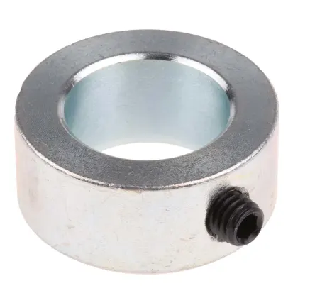SHAFT COLLAR 1-1/4 INCH ZINC PLATED WITH SINGLE GRUB SREW