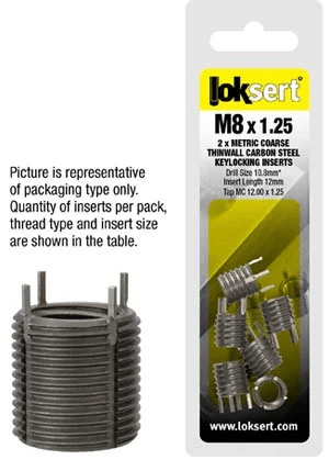 M 6 X 1 TWCS 5 PACK LOKSERTS