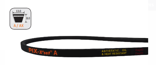 VEE BELT  A133 / 3408MM PITCH / 3428MM OUTSIDE