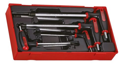 TENG TTHEX7AF 7 PC HEX T-HANDLE SET AF TC-TRAY