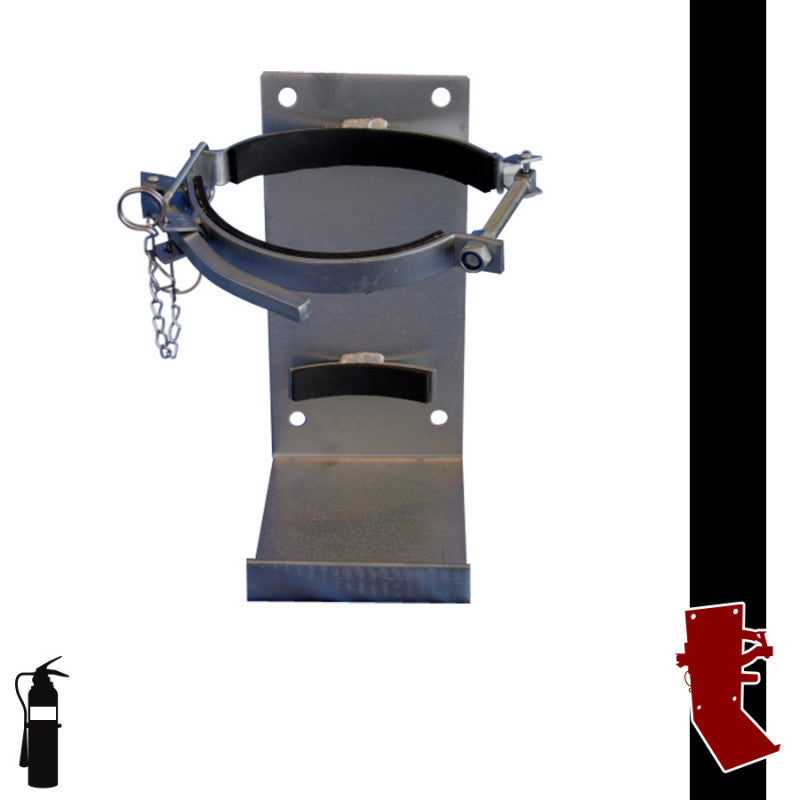 4.5KG DCP EXTINGUISHER HD GALV VEHICLE BRACKET