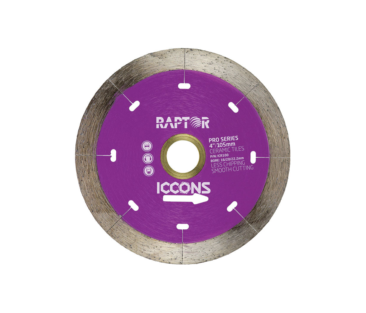 CONTINUOUS RIM BLADE 100MM (PURPLE/PINK)