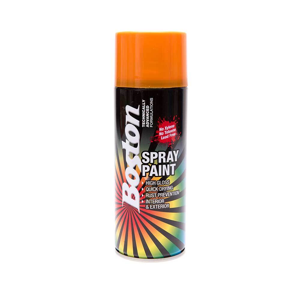 BOSTON ENAMEL SPRAY PAINT INTERNATIONAL ORANGE 250G