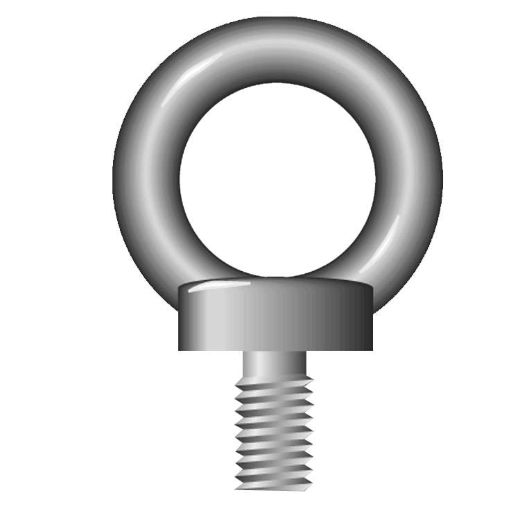 16MM DIN 580 ZINC PLATED EYE BOLT