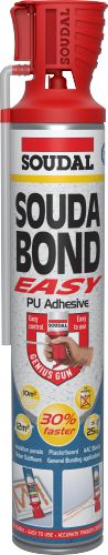 SOUDAL SOUDABOND EASY ADHESIVE GUN (SCREW TOP)  750ml PINK
