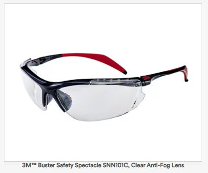 3M™ SPECTACLE BUSTER SNN101C, ANTI-FOG/ANTI-SCRATCH CLEAR LENS