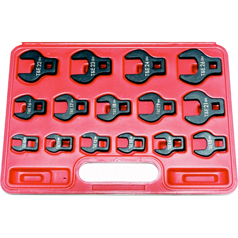 CROWS FOOT SPANNER SET 15PC