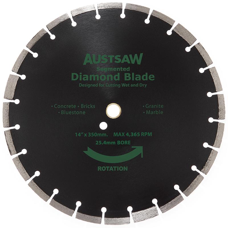 350 X 25 MM DIAMOND SEGMENTED BLADE