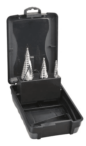 METRIC STEP DRILL SET M2 HSS BRIGHT 3 PCE