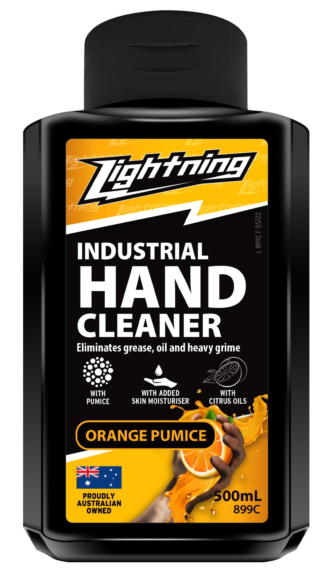 LIGHTNING ORANGE WITH PUMICE 500 ML