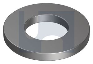 WASHER FLAT RND  GAL M6 X 12 X 1.6MM