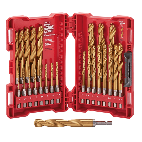 MILWAUKEE TITANIUM DRILL SET 25P