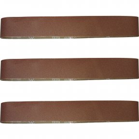 120G ALUMINIUM OXIDE LINISHING BELTS - 3 PACK 1220 X 150MM