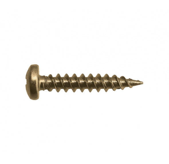 SCREW NEEDLE POINT FINE PAN ZINC YELLOW 7G X 40