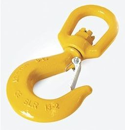 16MM SWIVEL SLING HOOK W/SAFETY CATCH GR80