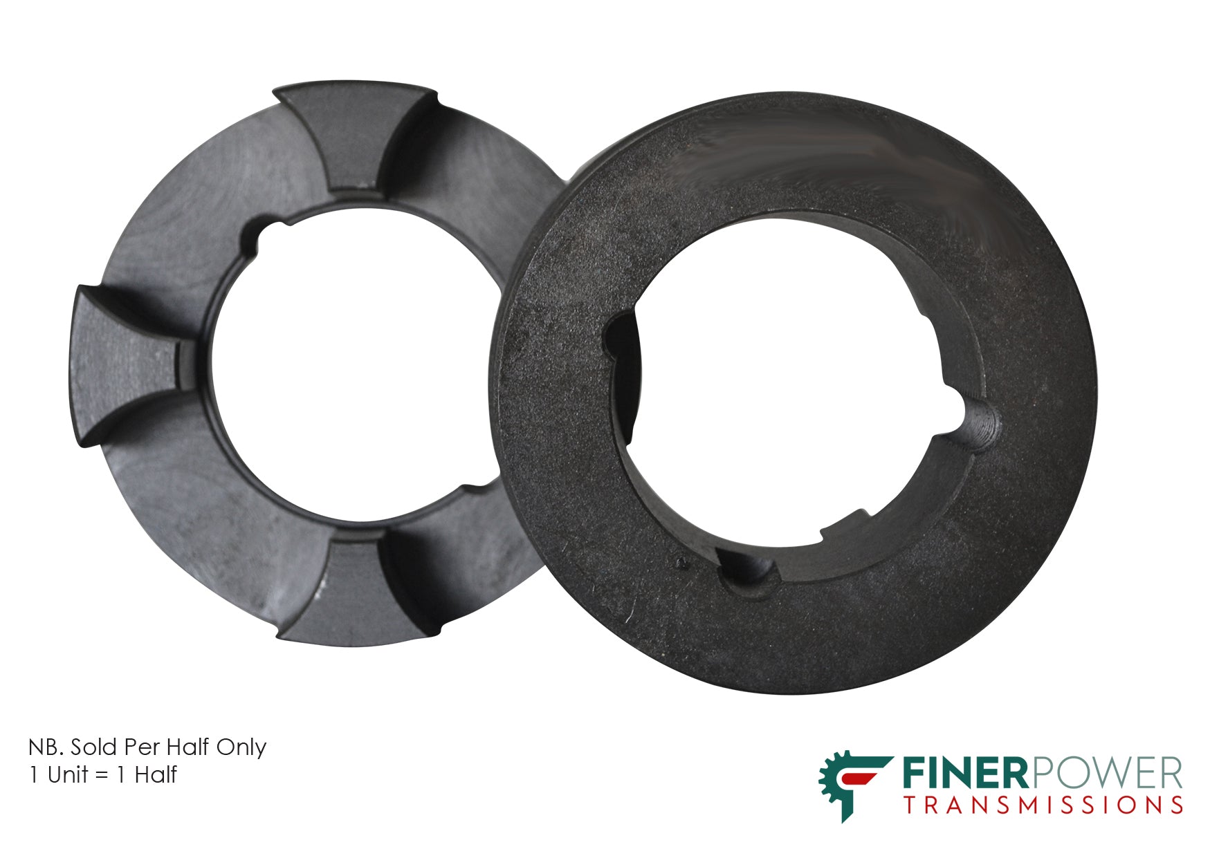 Curved Jaw Coupling GE65 Hub Taperlock Half 2517