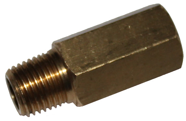 1/4 BSP FEMALE TO 1/4 BSP MALE BRASS EXTENSION 85MM