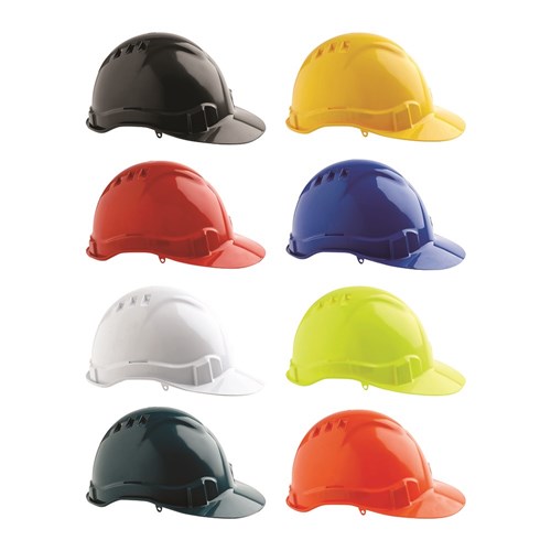 VENTED SAFETY HARD HAT WHITE