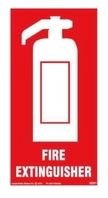 FIRE EXTINGUISHER-RECTANGULAR STICKER 48MM X 95MM