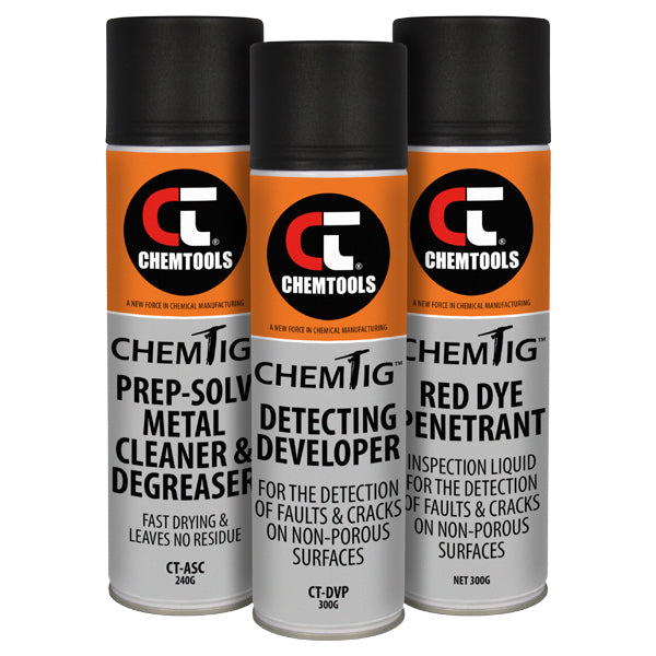 WELD CRACK DETECTION (FAULT FINDING) DYE PENETRANT TEST KIT