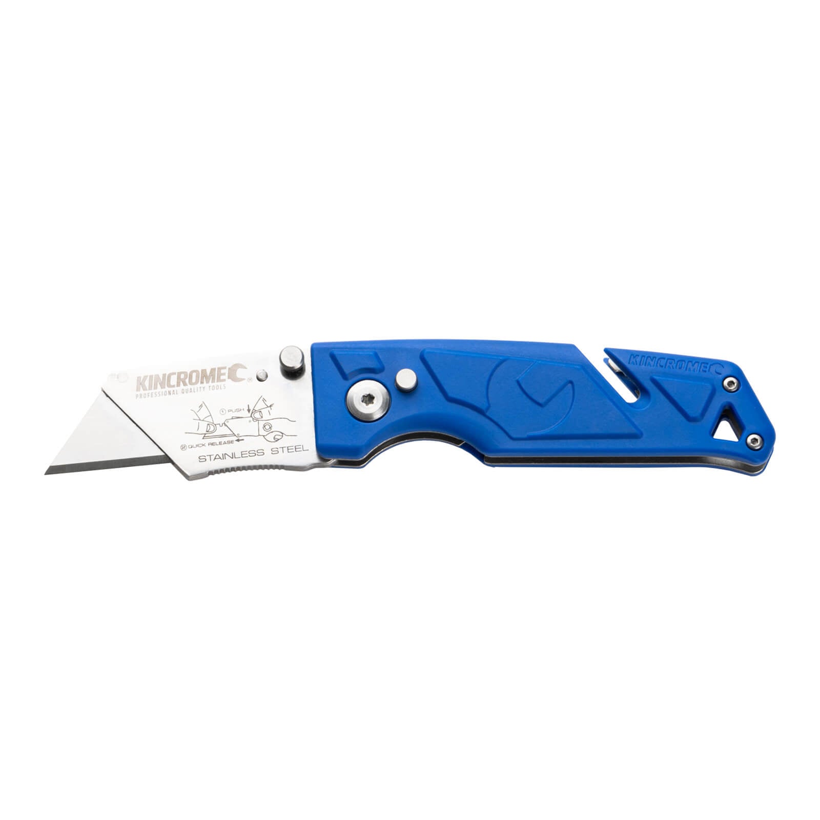 KINCROME FOLDING UTILITY KNIFE PLASTIC