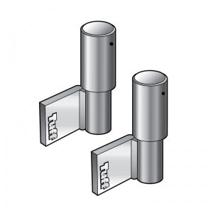 HINGE TU5 L.H. ZINC PLATED