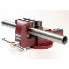 DAWN FORGED STEEL UTILITY VICE, 150MM C/W ANVIL - FIXED BASE